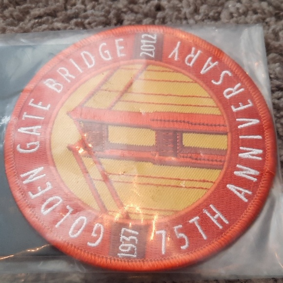 Golden Gate Bridge 75th Anniversary Luggage Tag - Picture 3 of 3